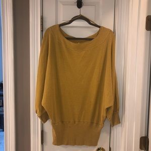 Free People Yellow top